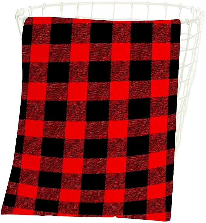 Plaid Red Black