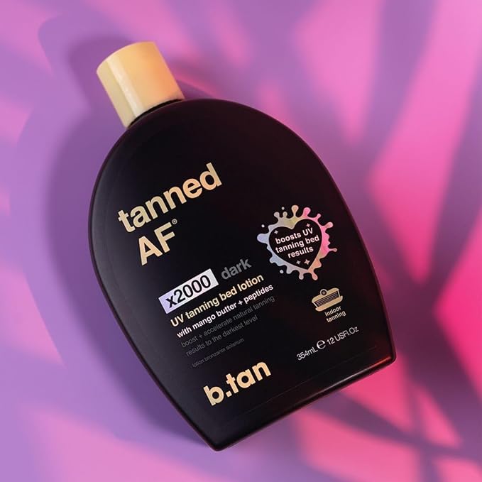 dark UV tanning lotion
