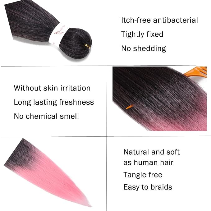 mixed black & pink