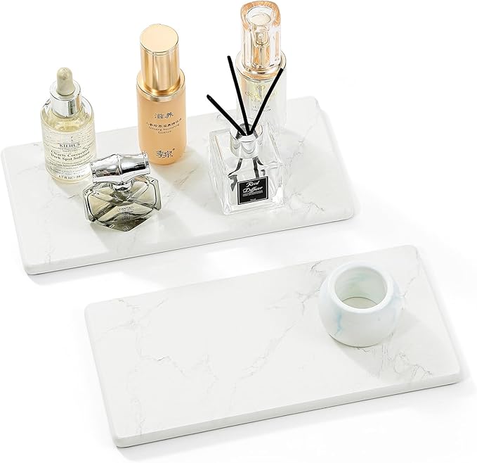 2 Pack - Marble White