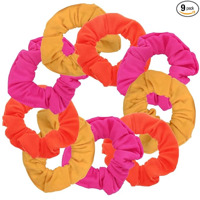 Hot Pink Neon Orange Mustard