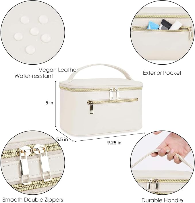 Milky White Leather