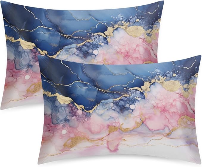 Blue Pink Marble