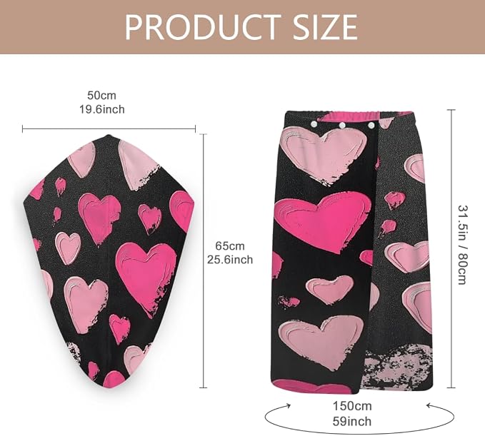 Pink Black Hearts