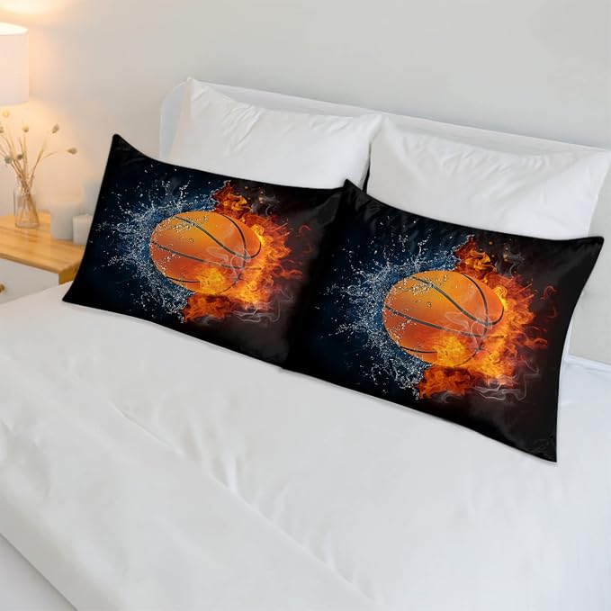 A03:fire Basketball Black