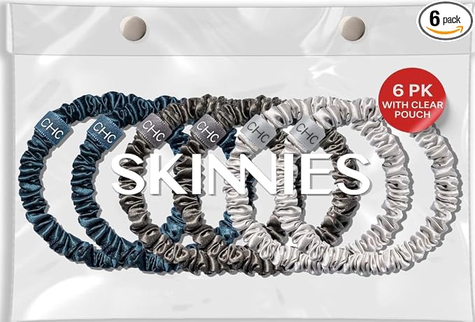 6pc Skinnies - Midnight Blue - Charcoal - Silver