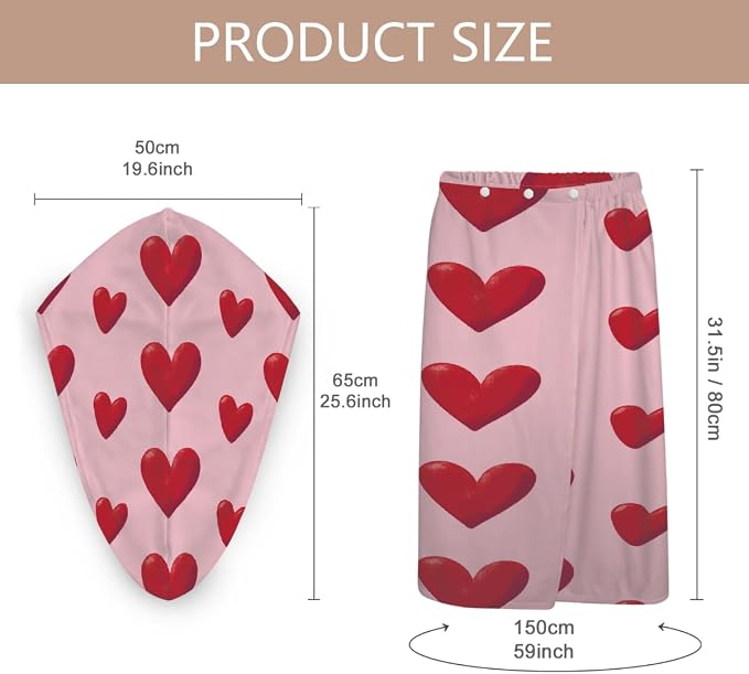 Pink Red Hearts
