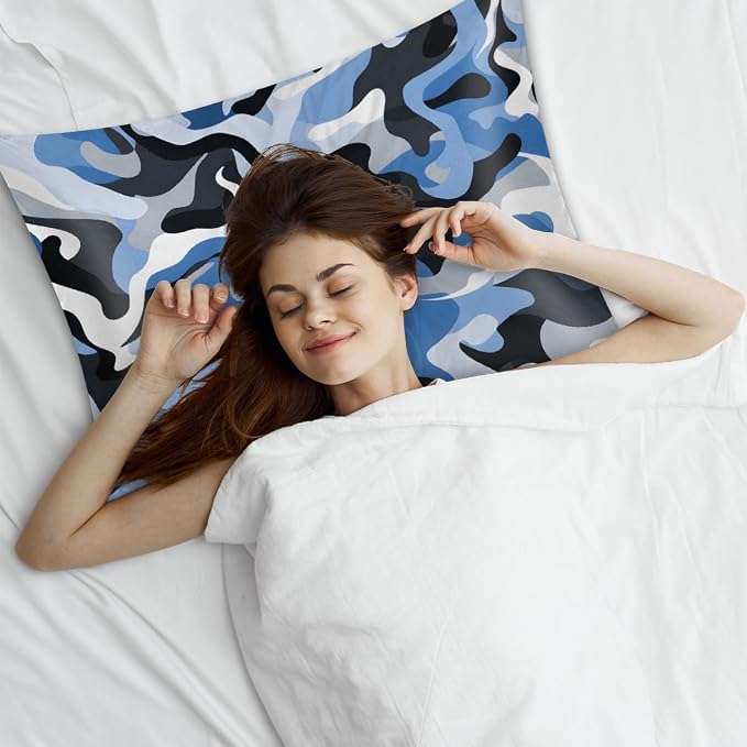 Blue Grey Camouflage