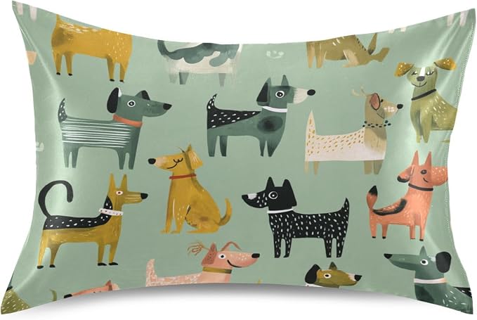 Mint Green Many Dogs