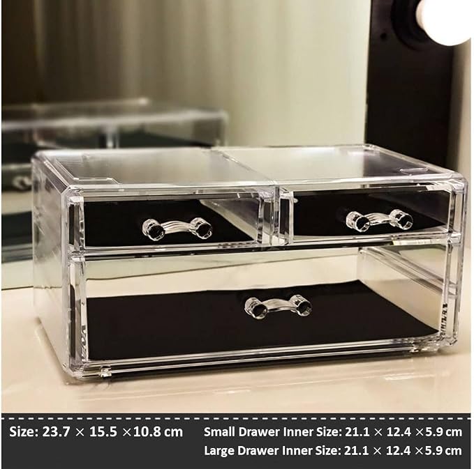 K-Clear, 2 Small & 1 long Drawers
