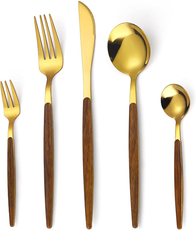 20pc/Gold-Wooden