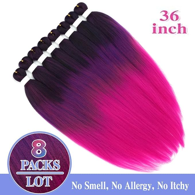 Dark Purple Ombre Magenta Pink
