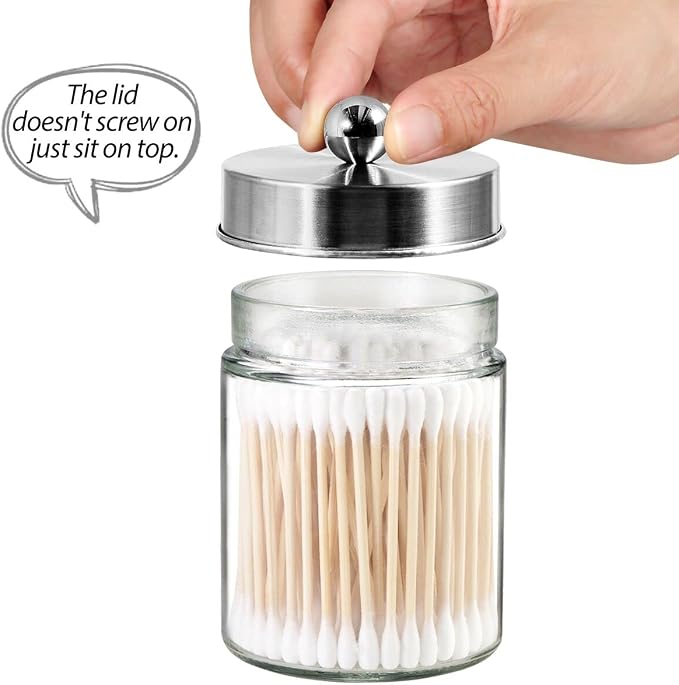 Jar Clear/Lid Brushed Nickel