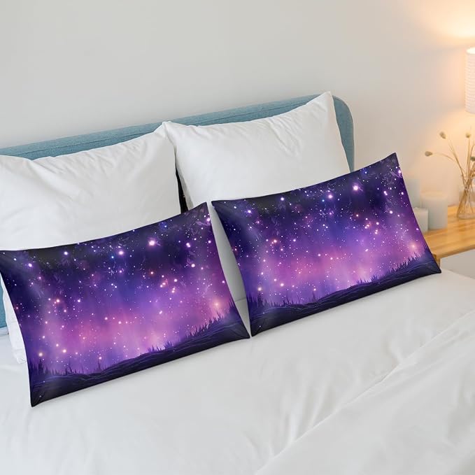 Purple Galaxy Night