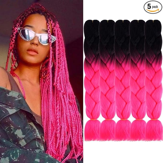 #B3 Black to Hot Pink