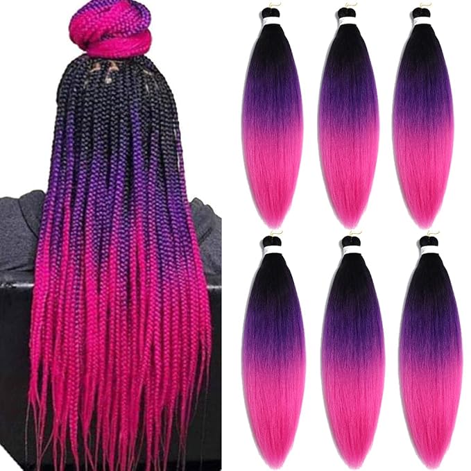 Black-Purple-Rose Red