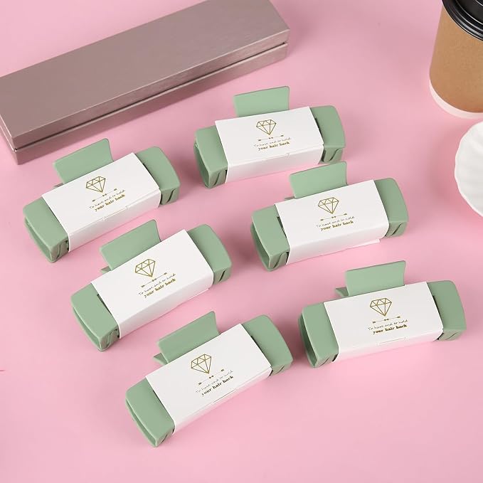18pcs White&Sage Green