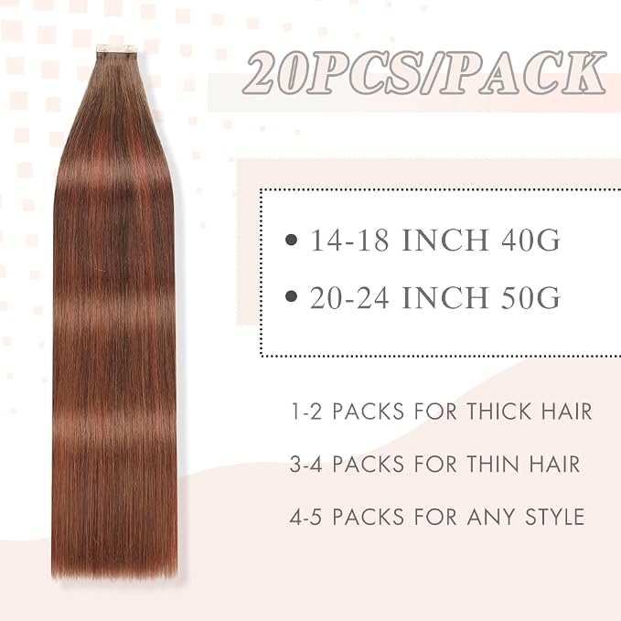 #4/33/4A Chocolate Brown to Auburn Brown
