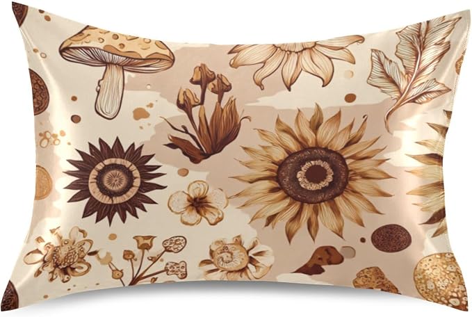 Bohemian Mushrooms Sunflower Beige
