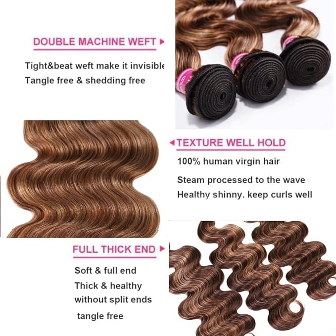 Bundles with Closure TL412 Color