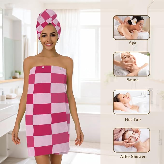 Pink Checkerboard