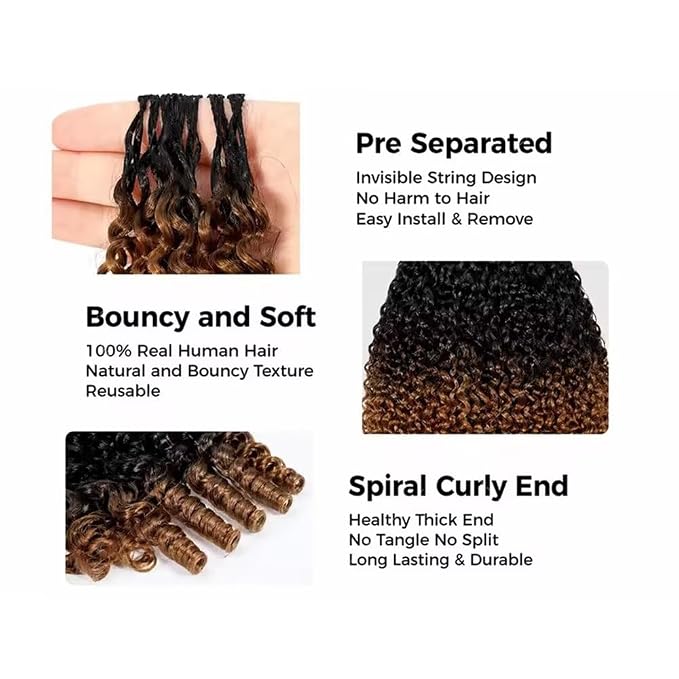 Brown Curly 120g