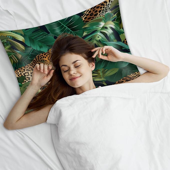 Leopard Palm Leaves
