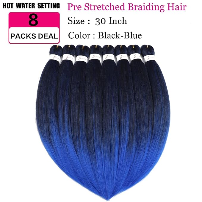mixed black & blue