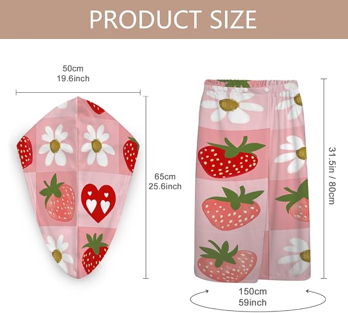 Pink White Flowers Strawberries