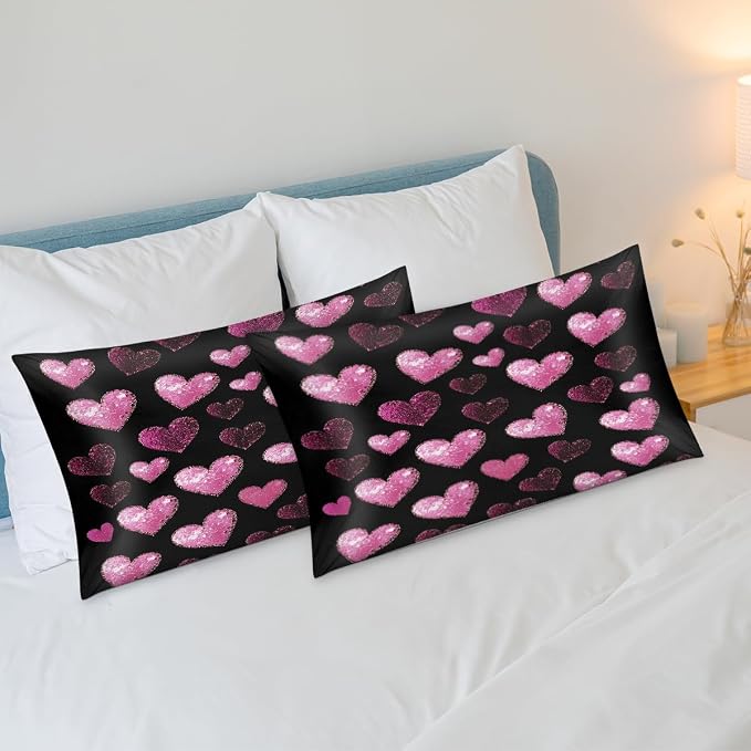 Pink Black Heart