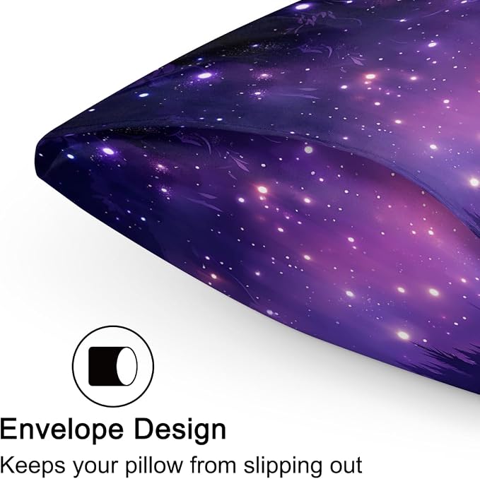 Purple Galaxy Night