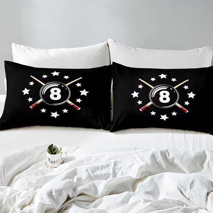 Billiard Black White