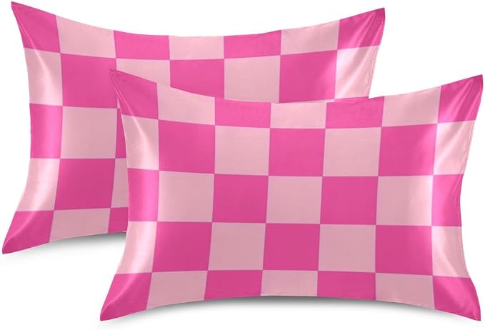 Hot Pink Checkerd