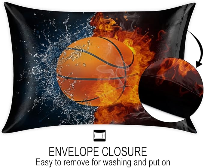 A03:fire Basketball Black