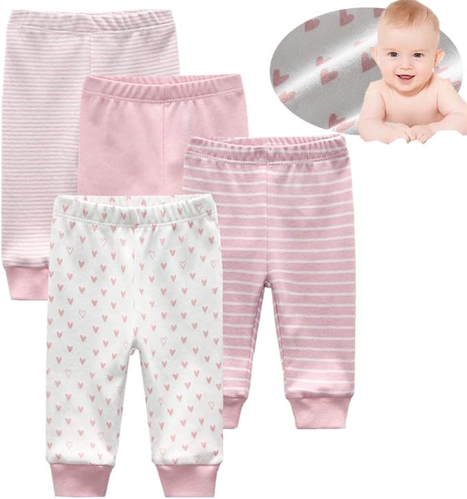 Pink Stripe & Little Stars & Print Set