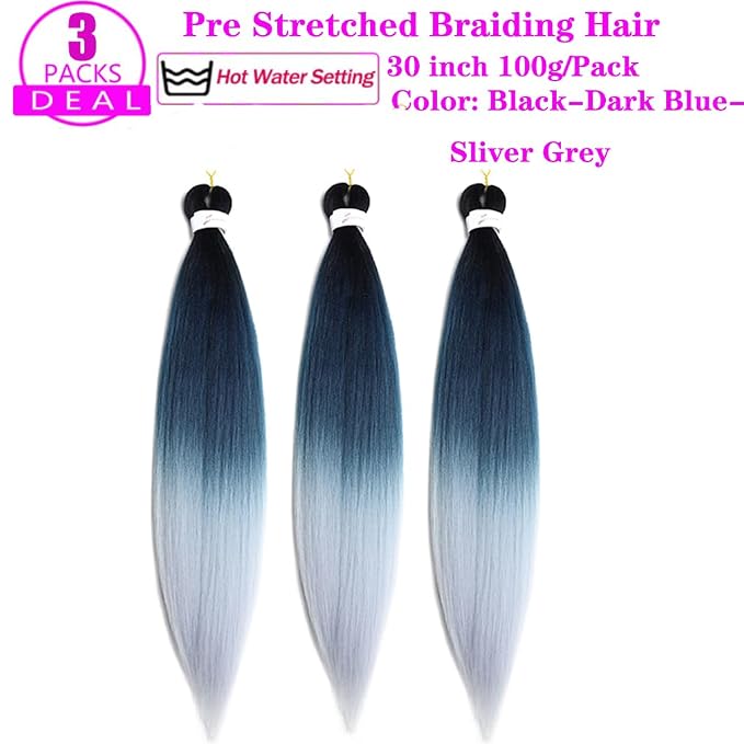 Black-Dark Blue-Sliver Grey