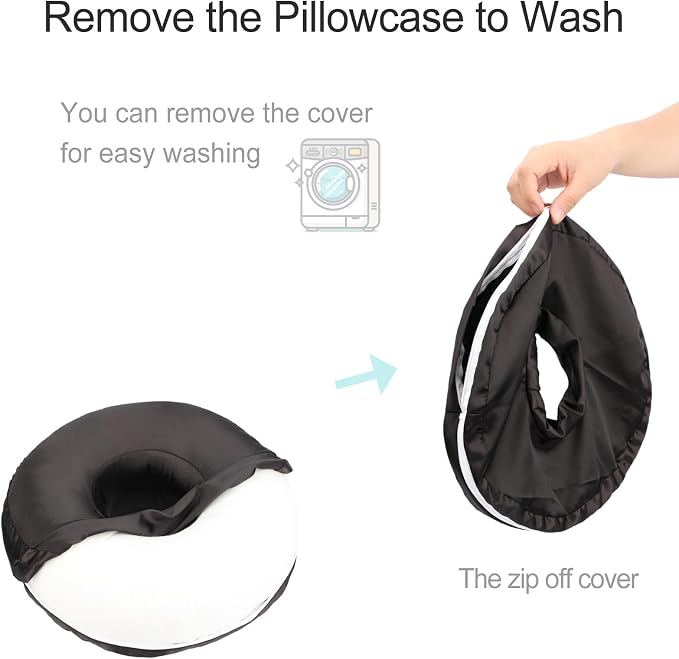 Black With Washable Cover