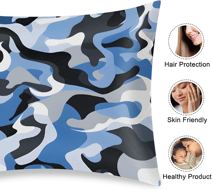 Blue Grey Camouflage