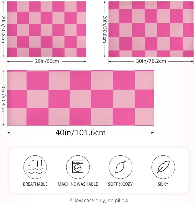 Hot Pink Checkerd