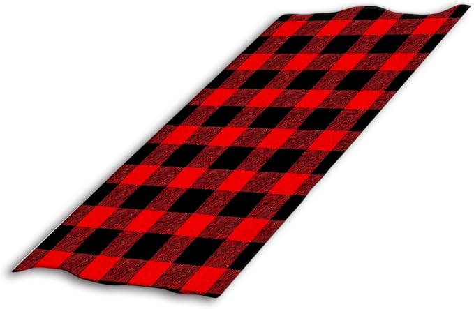 Plaid Red Black