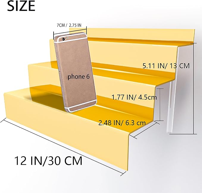 Mirror Gold+12IN+3 Tier
