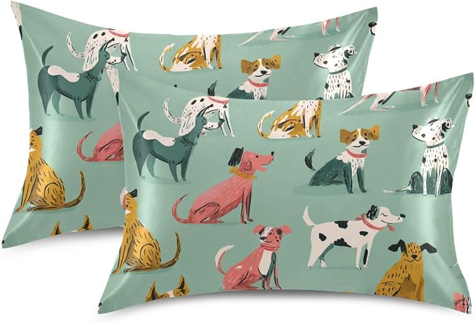 Mint Green Cute Dogs