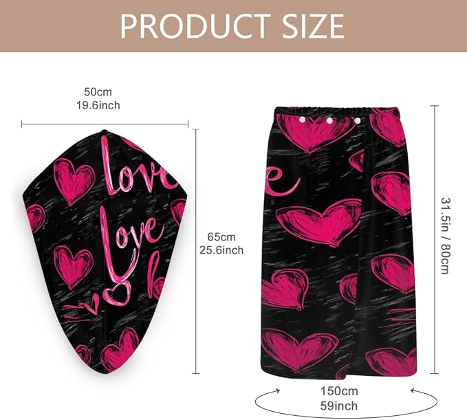 Pink Hearts and Love