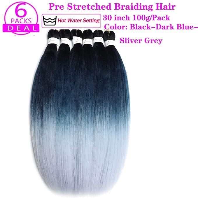 Black-Dark Blue-Sliver Grey