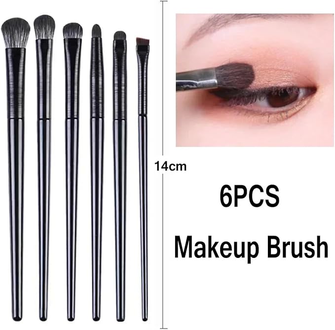 6pc Makeup Brush Set