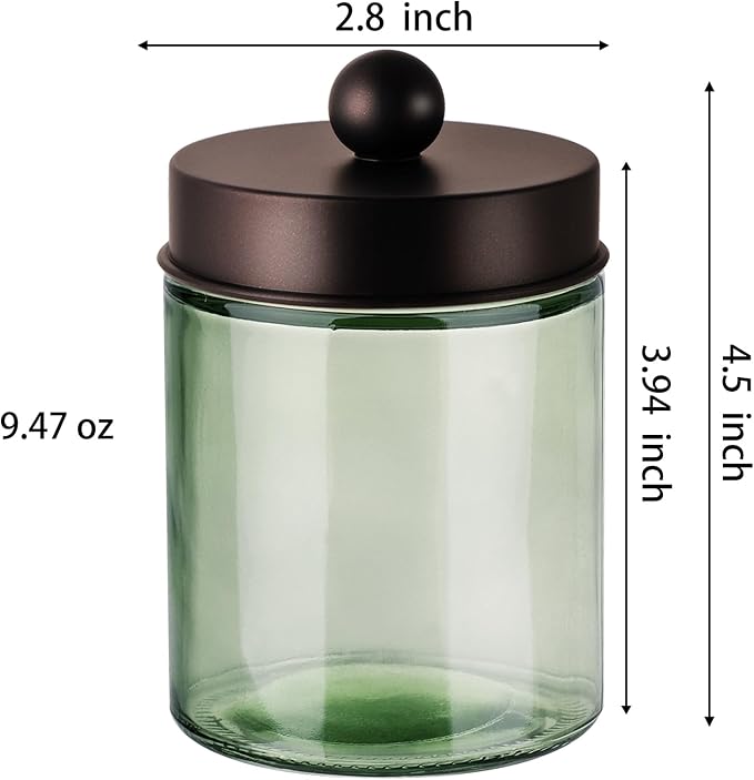 Jar Sage Green/Lid Bronze
