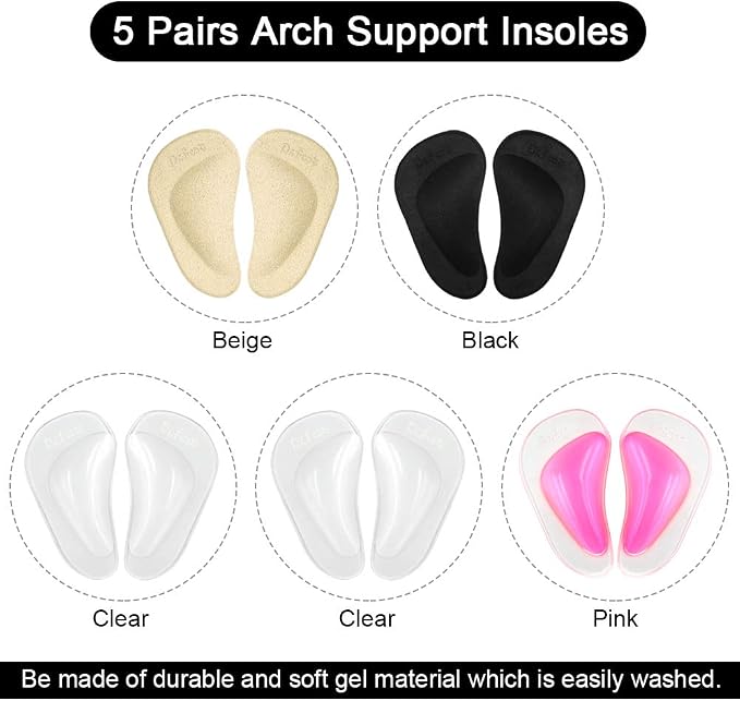 Clear*2+black+beige+pink
