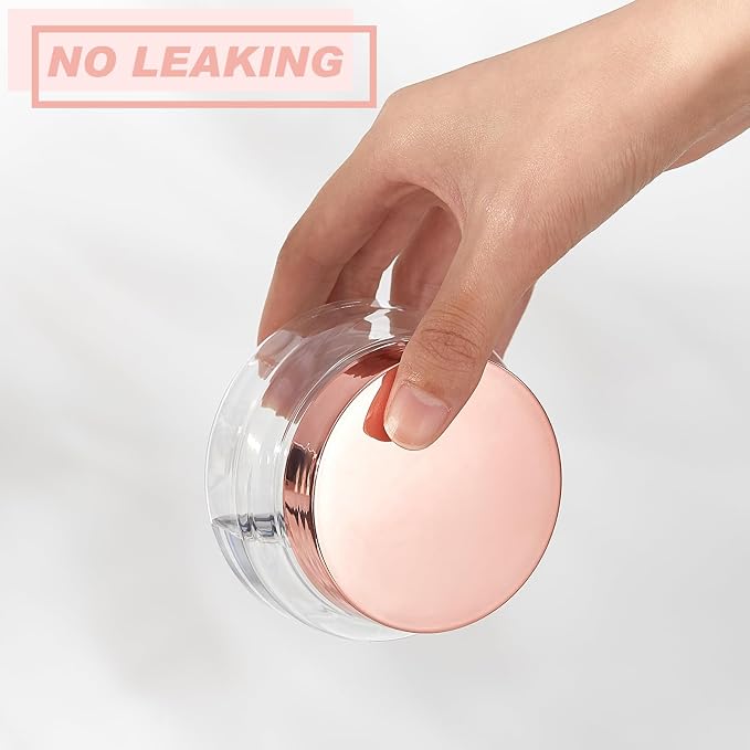 Clear, Rose Gold