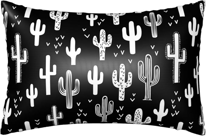 Funny Black and White Cactus