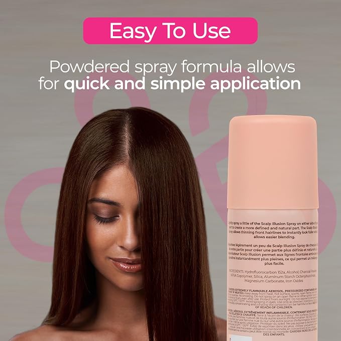 Hair Color Powder Spray - Brownish
